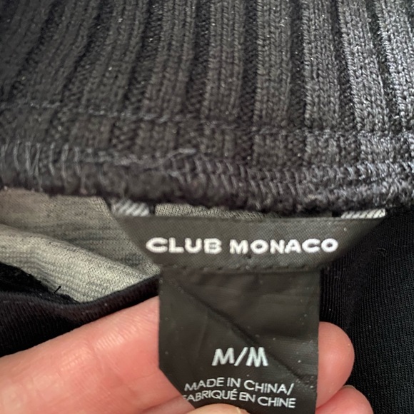 Club Monaco grey/black mini skirt, wool blend. - Picture 4 of 5